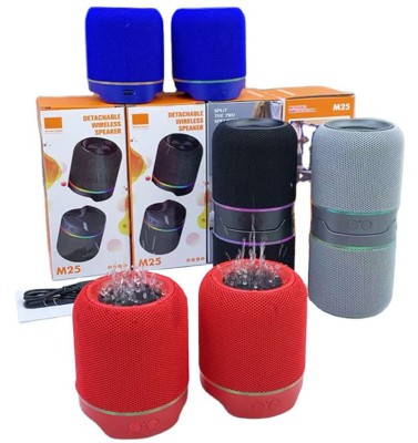 Bluetooth Outdoor DJ Split Speakers - 10W Wireless Sound with LED Lights % Bluetooth Outdoor DJ Split Speakers - 10W Wireless Sound with LED Lights