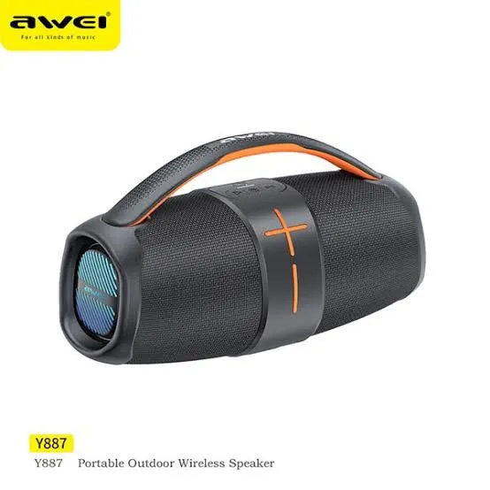 Bluetooth Outdoor Speaker Awei Y887 - Portable Design with 6-Month Warranty % Bluetooth Outdoor Speaker Awei Y887 - Portable Design with 6-Month Warranty