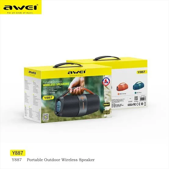 Bluetooth Outdoor Speaker Awei Y887 - Portable Design with 6-Month Warranty % Bluetooth Outdoor Speaker Awei Y887 - Portable Design with 6-Month Warranty