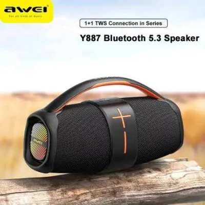 Bluetooth Outdoor Speaker Awei Y887 - Portable Design with 6-Month Warranty % Bluetooth Outdoor Speaker Awei Y887 - Portable Design with 6-Month Warranty