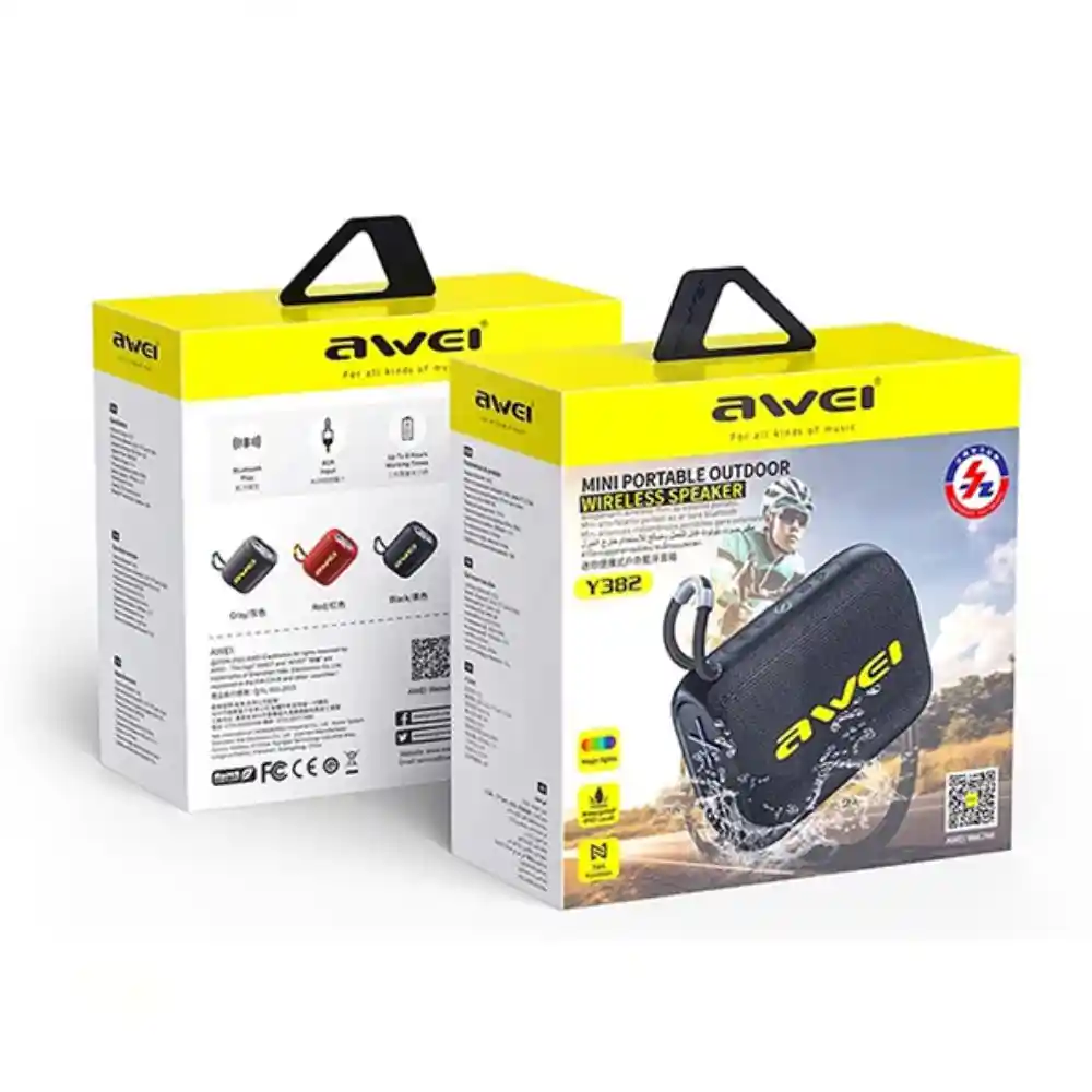 Bluetooth Portable Speaker Awei Y382 | IPX7 Waterproof | Six-Month Warranty % Bluetooth Portable Speaker Awei Y382 | IPX7 Waterproof | Six-Month Warranty
