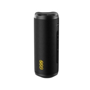 Bluetooth Portable Speaker QCY SP7 - Sleek Black Design for On-the-Go Sound