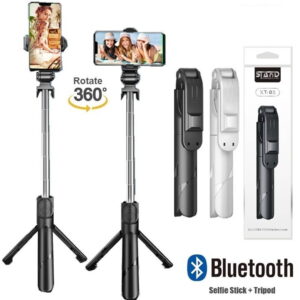 Bluetooth Selfie Stick Tripod with Remote Control – XT02 Model