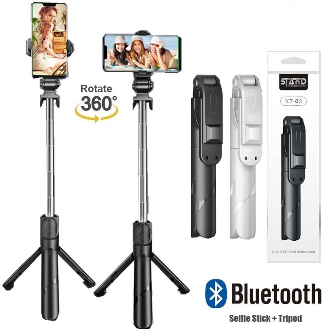 Bluetooth Selfie Stick Tripod with Remote Control – XT02 Model % Bluetooth Selfie Stick Tripod with Remote Control – XT02 Model