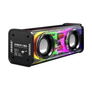 Bluetooth Subwoofer Speaker - V8 Transparent Design, Wireless TWS Audio System