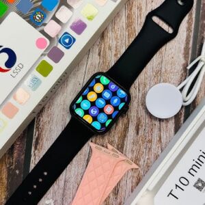 Bluetooth Touch Smart Watch with Wireless Charging - T10 Mini Design