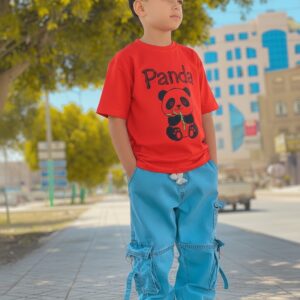 Boys Casual Denim Pants and T-Shirt Outfit Set - Stylish Everyday Wear