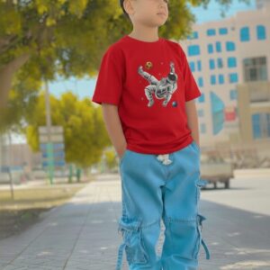 Boys Casual Denim Pants and T-Shirt Set for Stylish Everyday Wear