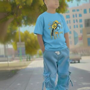 Boys Casual Denim Pants and T-Shirt Set for Stylish Everyday Wear