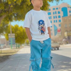 Boys Denim and T-Shirt Set - Stylish, Comfortable Casual Outfit