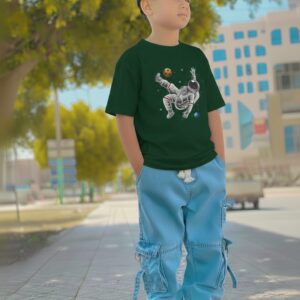 Boys Stylish Denim Pant and T-Shirt Set for Trendy Casual Wear