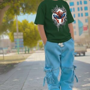 Boys Stylish Denim Pants and T-Shirt Set for Trendy Outfits