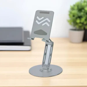 Carbon Steel Foldable Phone Stand for Stability and Convenience