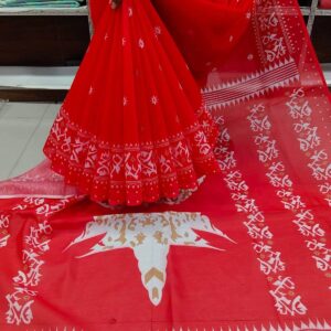 Chanderi Silk Saree with Blouse Piece - Elegant Indian Ethnic Wear