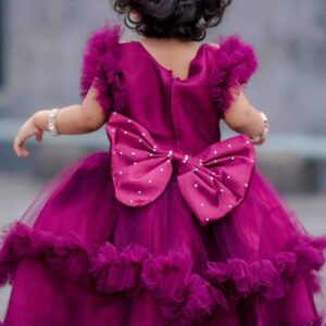 Charming Baby Party Dress - Elegant Floral Design for Special Occasions