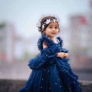 Charming Baby Party Dress in Soft Cotton - Perfect for Special Occasions