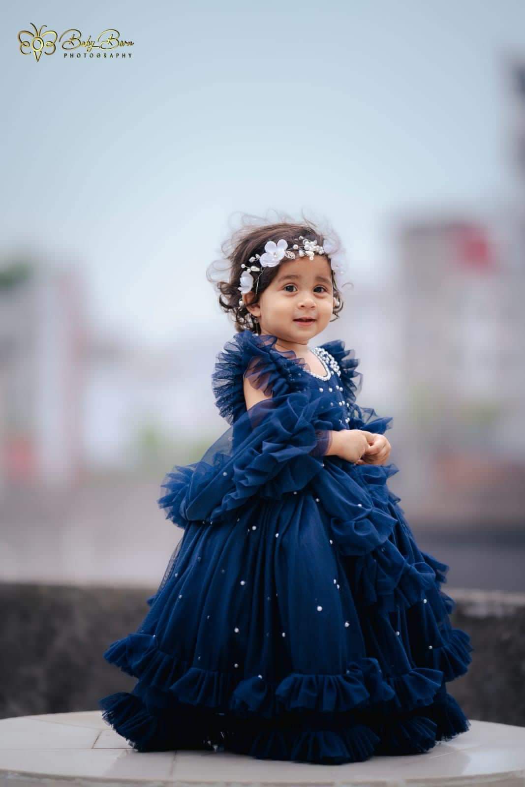 Charming Baby Party Dress in Soft Cotton - Perfect for Special Occasions % Charming Baby Party Dress in Soft Cotton - Perfect for Special Occasions