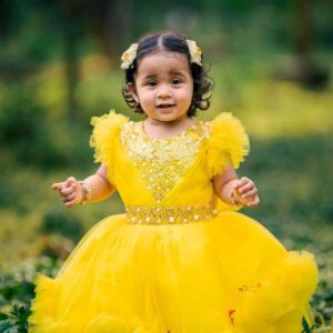 Charming Baby Party Dress in Soft Fabric - Perfect for Special Occasions