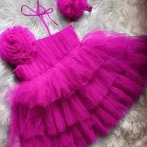 Charming Baby Pori Dress - Soft Cotton, Perfect for Special Occasions
