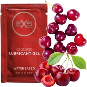 Cherry Flavored Water-Based Lubricant Travel Pack - 5ml x 4 Pouches