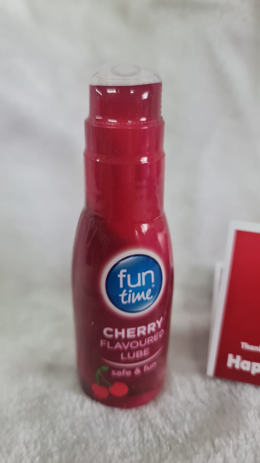 Cherry Water-Based Lubricant Gel - 75ml Fun Time Pleasure Enhancer % Cherry Water-Based Lubricant Gel - 75ml Fun Time Pleasure Enhancer