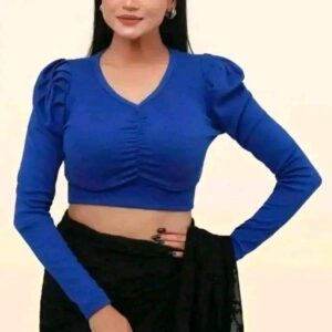 Chic CrosTop Blouse Set - Elegant Style for Modern Women