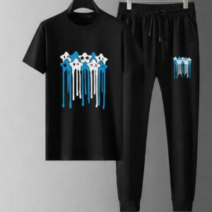 Chic Mash T-Shirt and Trouser Set for Effortless Style