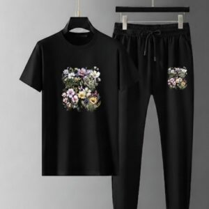 Chic Mash T-Shirt and Trouser Set for Effortless Style