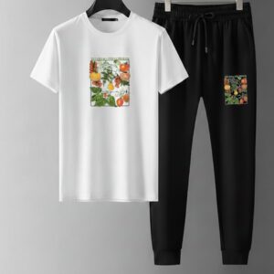 Chic Mash T-Shirt and Trouser Set for Effortless Style