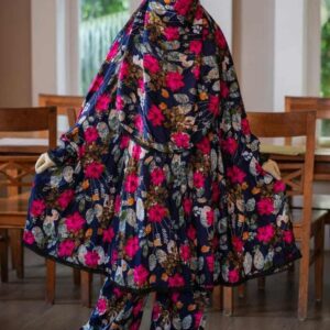 Chic Plaju Khimar Set – Stylish Modest Wear for Elegant Outings