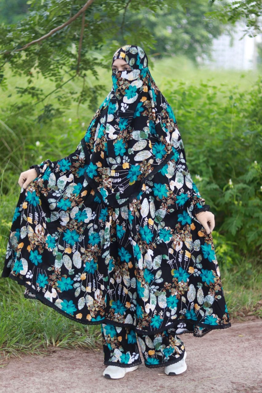 Chic Short Khimar Set for Elegant Style and Comfort % Chic Short Khimar Set for Elegant Style and Comfort