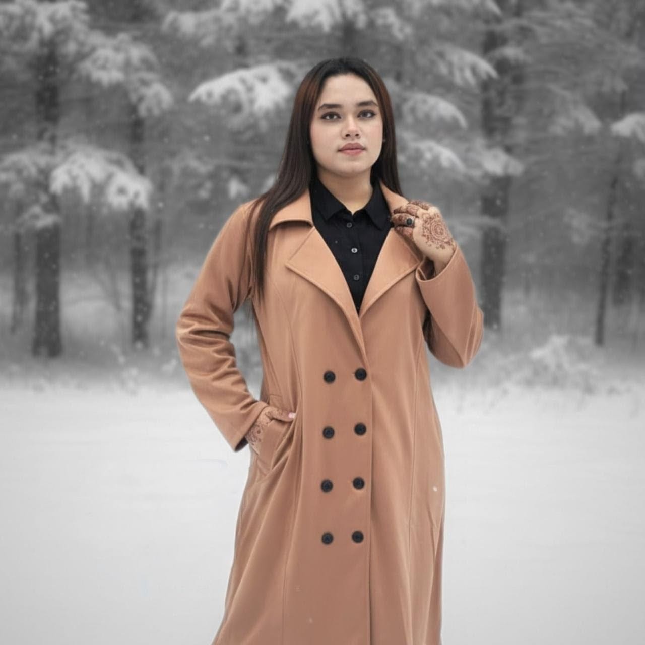 Chic Women's Buttoned Overcoat – Elegant Outerwear for Every Occasion % Chic Women's Buttoned Overcoat – Elegant Outerwear for Every Occasion