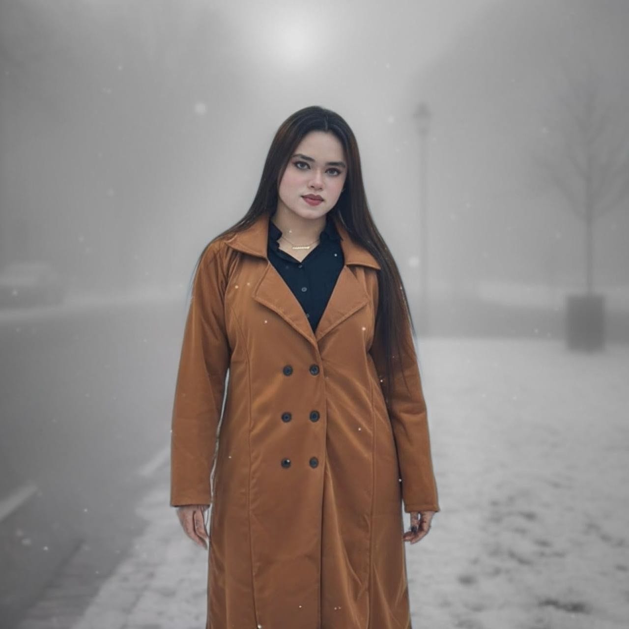 Chic Women's Overcoat with Button Closure - Elegant Outerwear for Any Occasion % Chic Women's Overcoat with Button Closure - Elegant Outerwear for Any Occasion