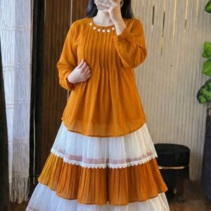 Chic Women's Top and Skirt Set - Stylish Fashion Ensemble for Every Occasion