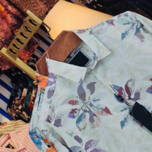 China Floral-Print Full-Sleeve Shirt