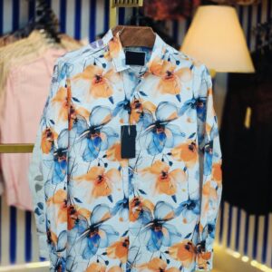 China Floral Print Full-Sleeve Shirt