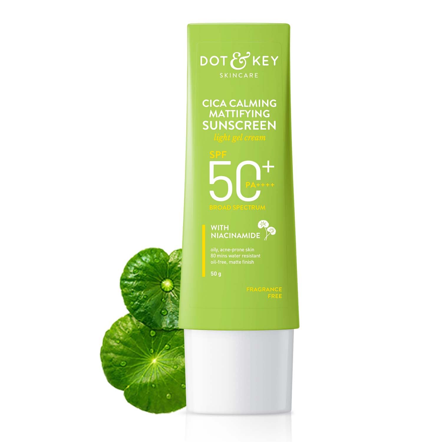 CICA Calming Mattifying Sunscreen SPF 50 PA++++ by Dot & Key - 50g % CICA Calming Mattifying Sunscreen SPF 50 PA++++ by Dot & Key - 50g