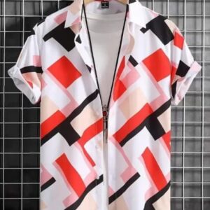 Classic Men's Half-Sleeve Cotton Shirt