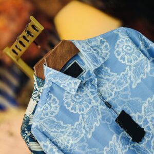 Clean: Floral Print Full-Sleeve Shirt — Made in China