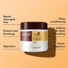 Collagen Hair Mask with Maca & Argan Oil – 500ml Deep Repair for All Hair Types % Collagen Hair Mask with Maca & Argan Oil – 500ml Deep Repair for All Hair Types