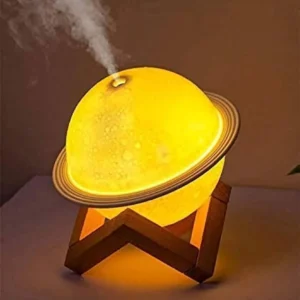 Colorful Planet Humidifier with Ambient Light - 200ml Portable Design