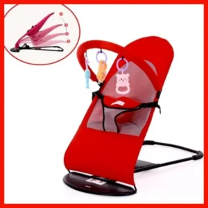 Comfortable Baby Bouncer Chair with Interactive Toy for Infant Playtime