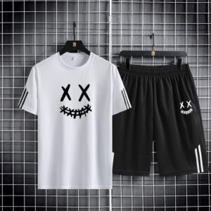 Comfortable Cotton T-Shirt and Shorts Set for Casual Wear