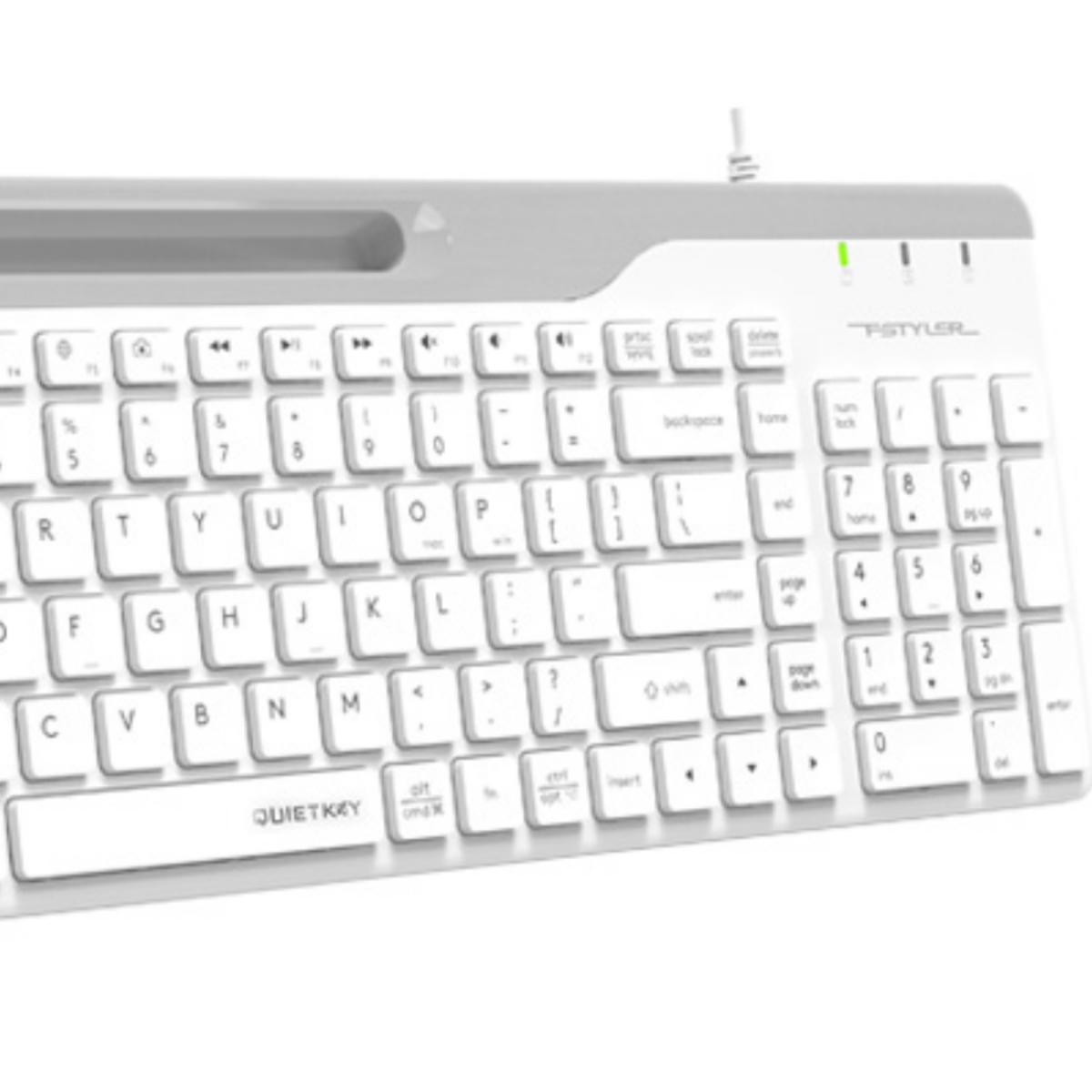Compact 2-Section A4Tech FK25 Keyboard for Efficient Typing % Compact 2-Section A4Tech FK25 Keyboard for Efficient Typing