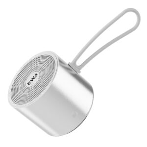 Compact 5W Mini Bluetooth Speaker in Silver - Stylish Metal Design