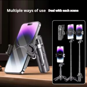 Compact Mini Selfie Stick Tripod for Smartphones - Adjustable & Lightweight