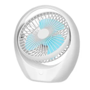 Compact Rechargeable Table Fan - Portable Mini Fan for Home & Office Use