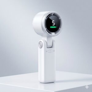 Compact Rechargeable Turbo Handheld Fan for Instant Cooling