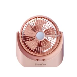 Compact USB Mini Fan with LED Light - JYSUPER JY-1881 Portable Design