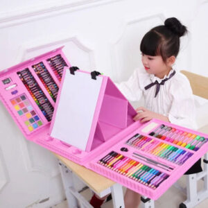Complete 208-Piece Art Set – Premium Drawing & Painting Kit for Kids and Artists
